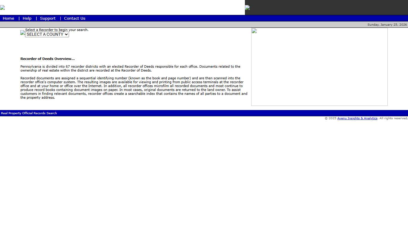Real Property Official Records Search