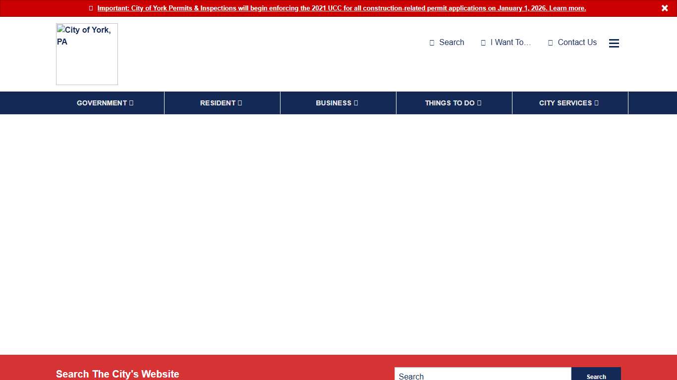 Home - City of York, Pennsylvania